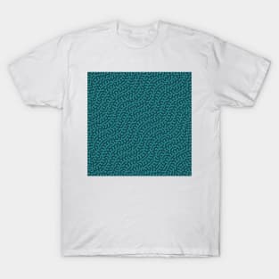 Waves Turing Pattern (Green) T-Shirt